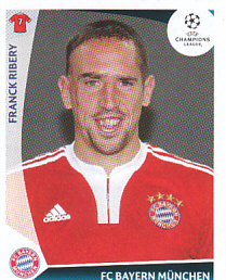 Franck Ribery Bayern Munchen samolepka UEFA Champions League 2009/10 #15